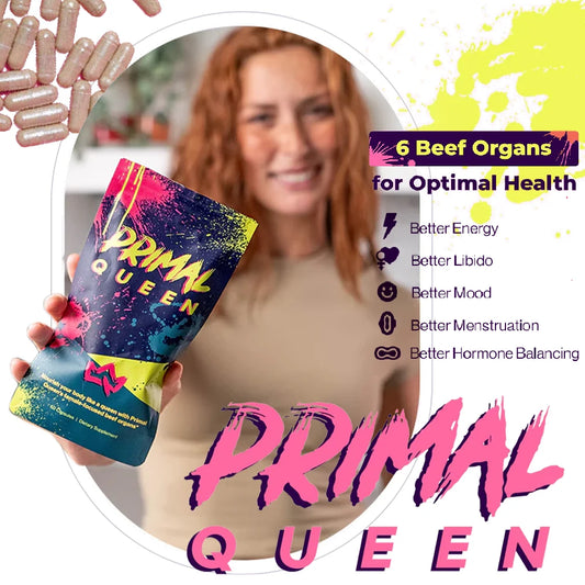 Beef Organ Supplement for Women - Supports Hormone Balance, Energy & Wellness - Grass Fed Superfood - Liver, Heart, Kidney